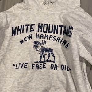 White size xs sweatshirt